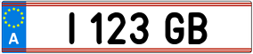 Truck License Plate